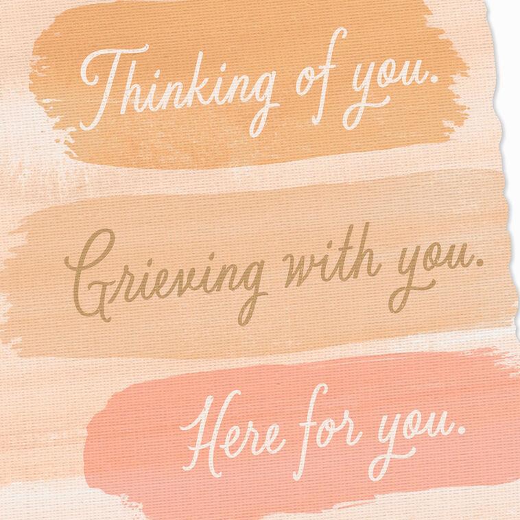 Hallmark Here For You As Long As You Need Sympathy Card