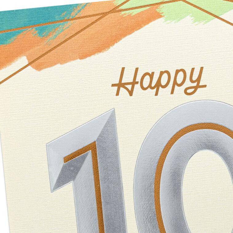 Hallmark Here's To All That's Still To Come 10th Anniversary Card