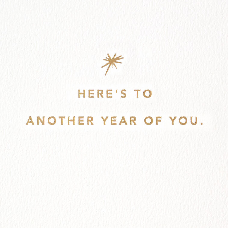 Hallmark Here's To Another Year Of You Birthday Card