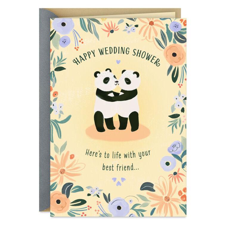 hallmark Here's to Life With Your Best Friend Wedding Shower Card
