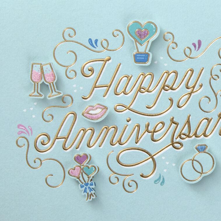 Hallmark Here's To Many More Years Anniversary Card