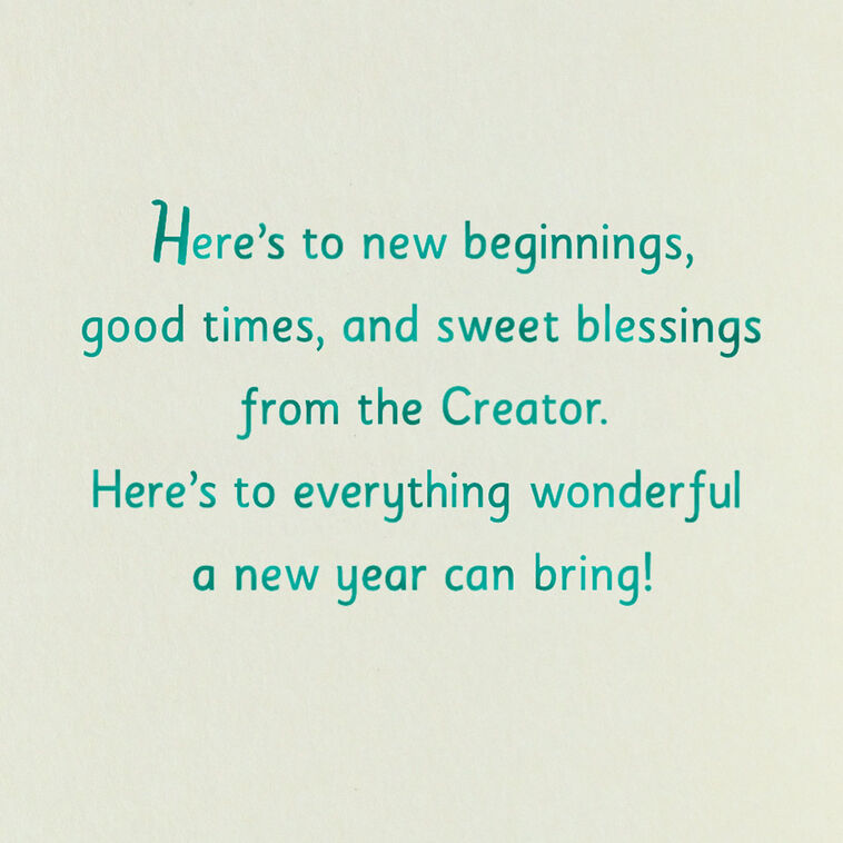 Hallmark Here's To New Beginnings Rosh Hashanah Card