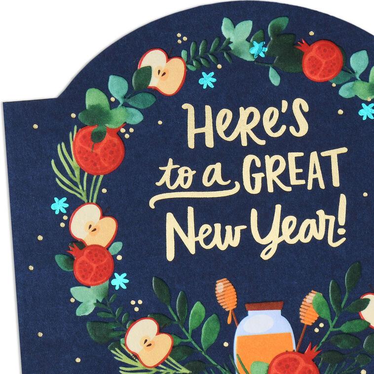 Hallmark Here's To New Beginnings Rosh Hashanah Card