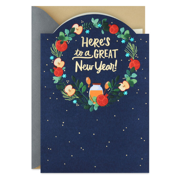 hallmark Here's to New Beginnings Rosh Hashanah Card