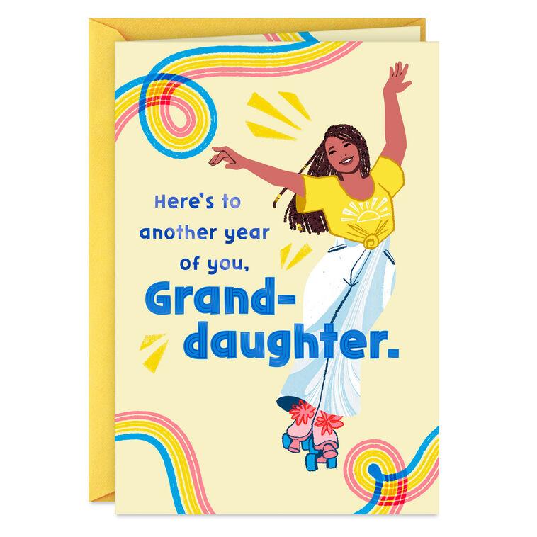 hallmark Here's to the Beautiful Way You Live Birthday Card for Granddaughter