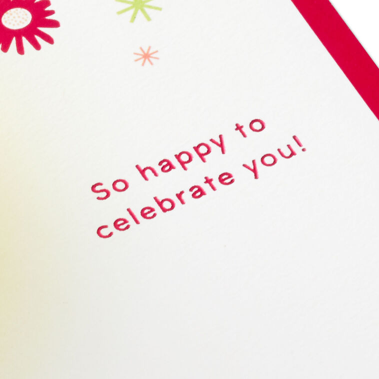 Hallmark Here's To You Cocktail Toast 3D Pop-Up Card