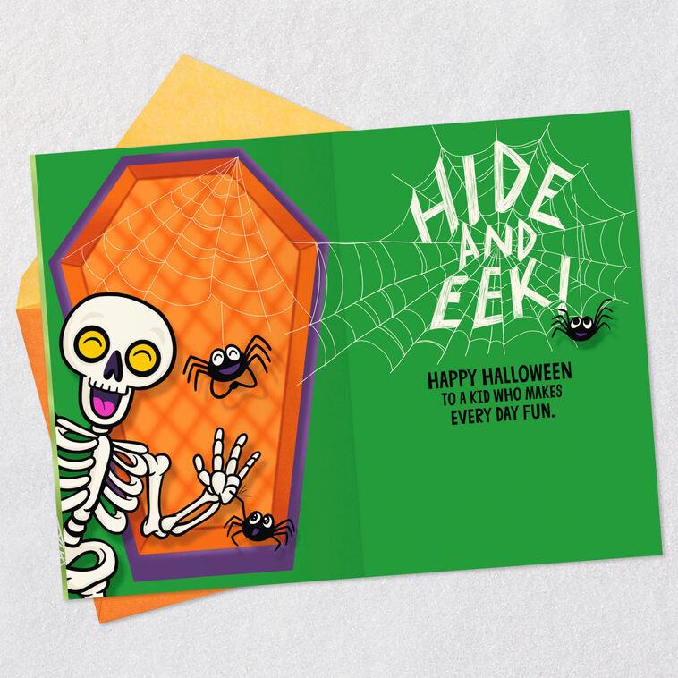 Hallmark Hide And Eek Joke Halloween Card For Grandson