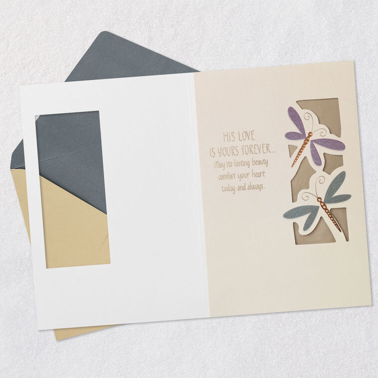 Hallmark His Love Is Yours Forever Sympathy Card For Loss Of Husband