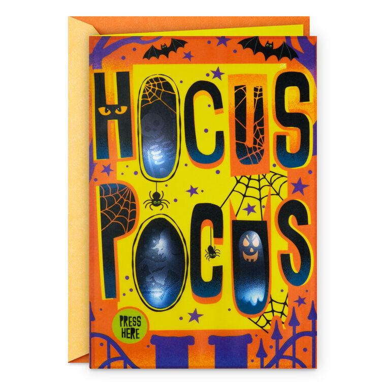 hallmark Hocus Pocus Musical Halloween Card With Light