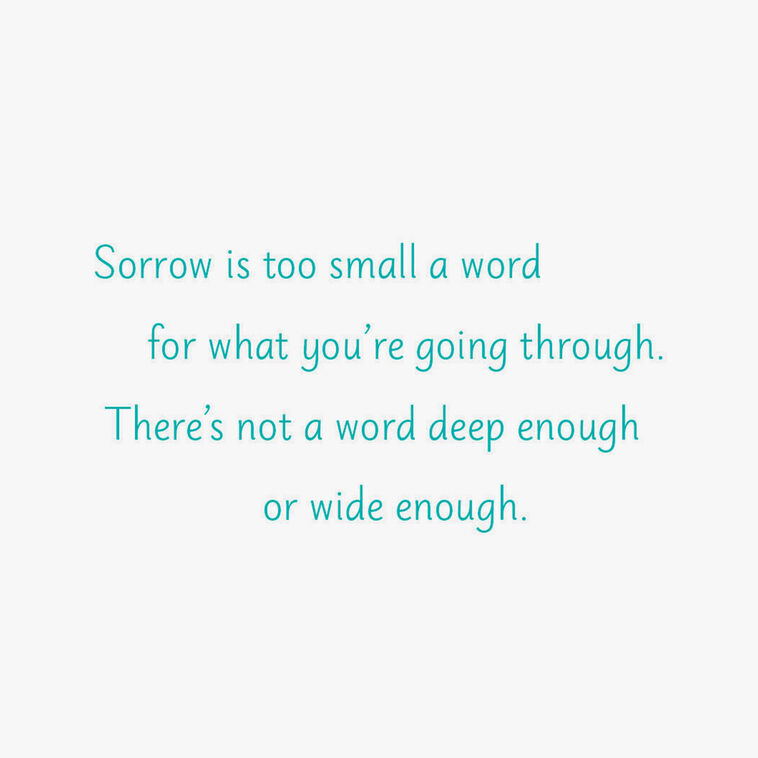 Hallmark Holding You Close In Heart Sympathy Card For Loss Of Child