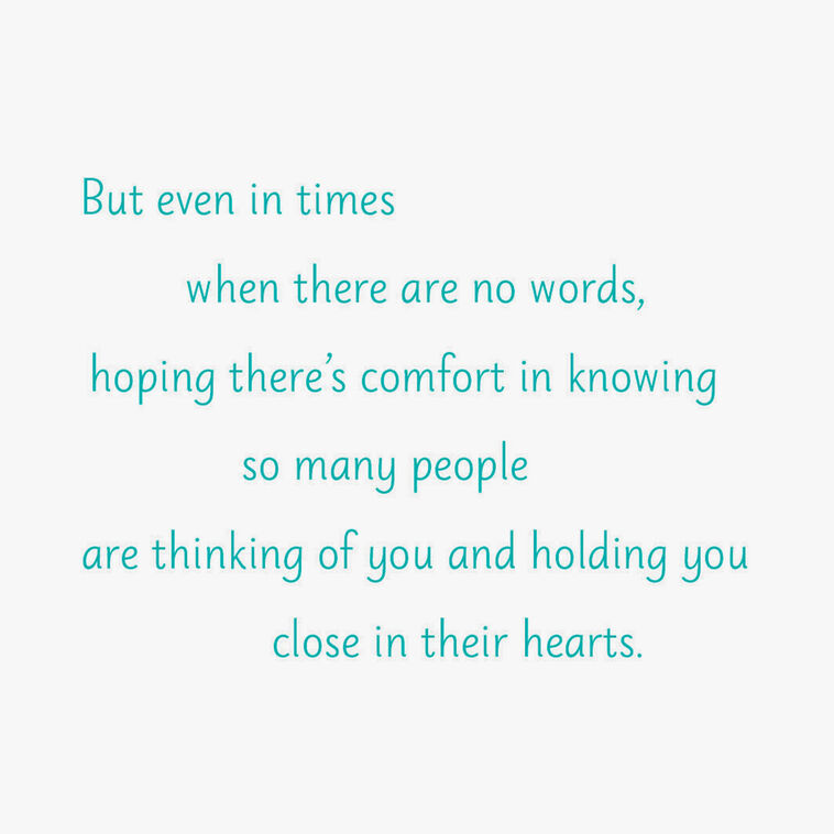 Hallmark Holding You Close In Heart Sympathy Card For Loss Of Child