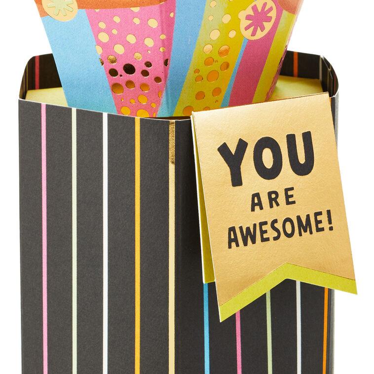 Hallmark Holy Crap You're Awesome Funny Pop-Up Card