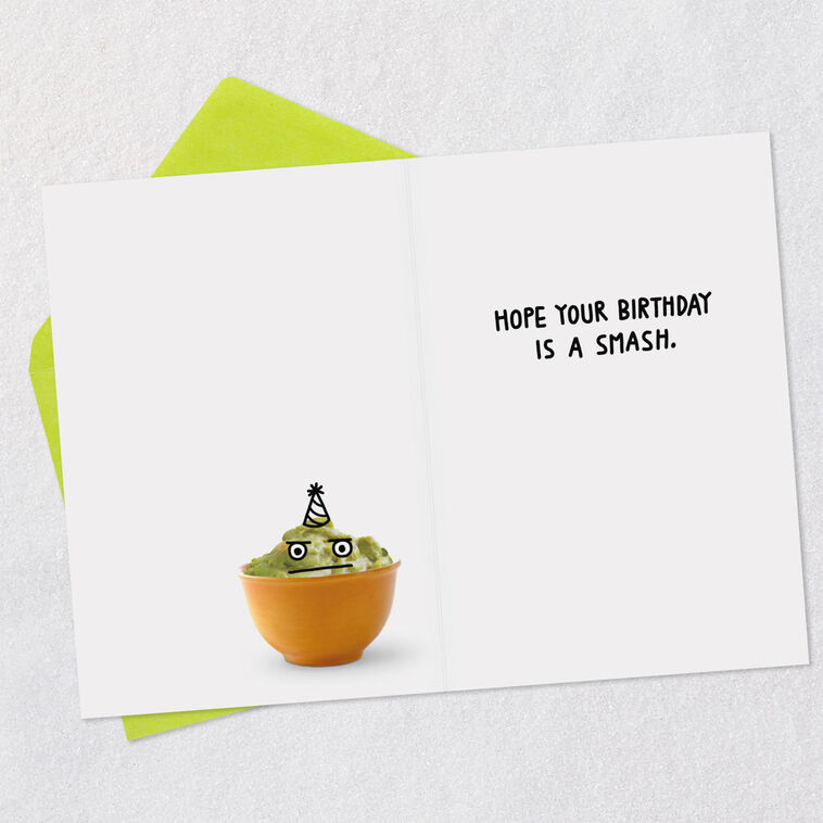 Hallmark Holy Guacamole Avocado Funny Birthday Card