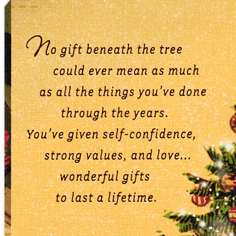 Hallmark Home Family Love Christmas Tree Christmas Card For Dad