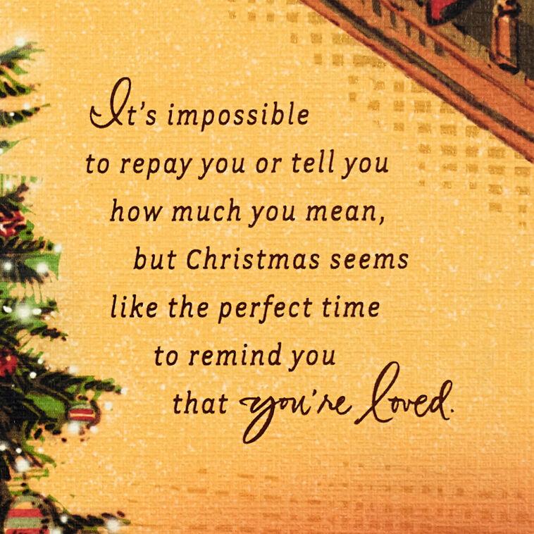 Hallmark Home Family Love Christmas Tree Christmas Card For Dad