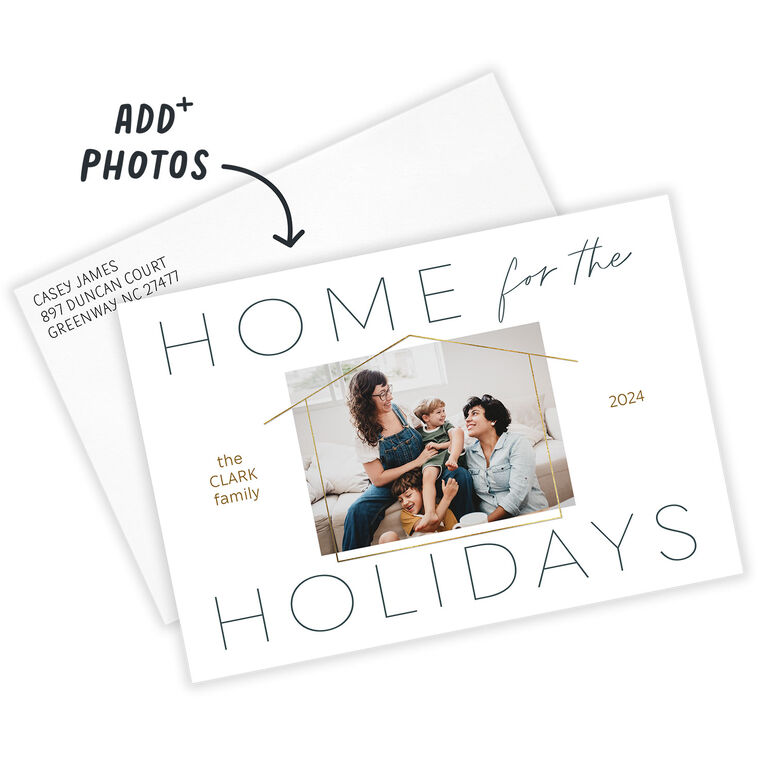 Hallmark Home For The Holidays Flat Holiday Photo Card