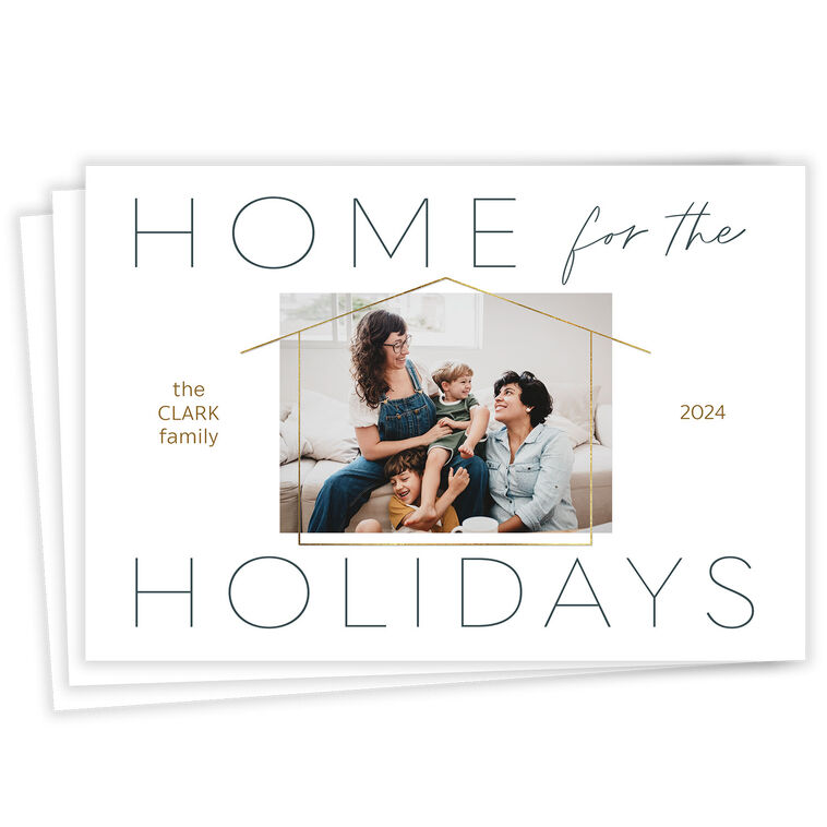 hallmark Home for the Holidays Flat Holiday Photo Card