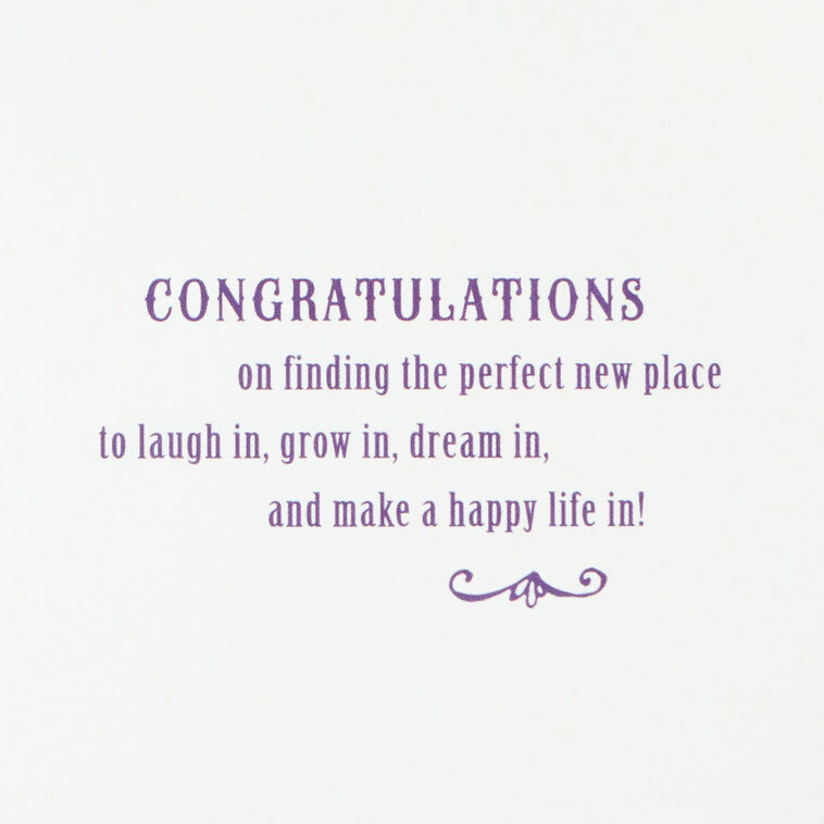 Hallmark Home Is Where You Hang Your Dreams New Home Card