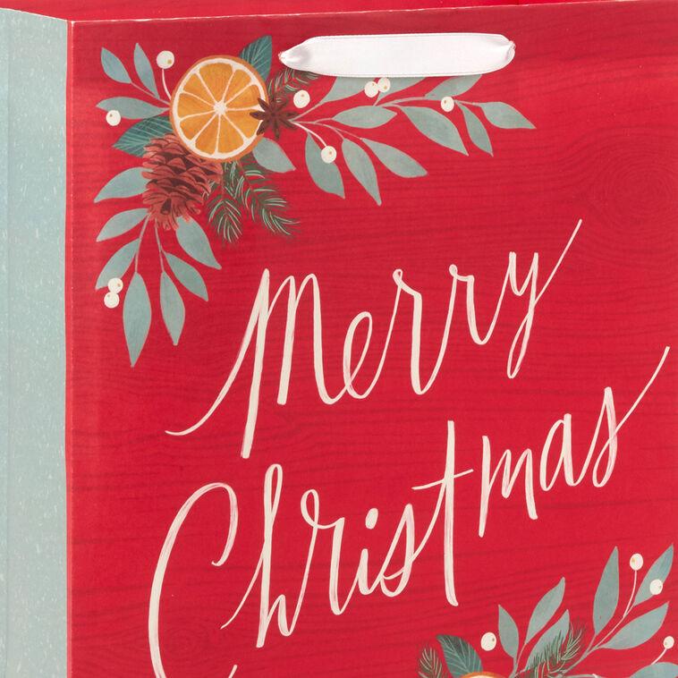 Hallmark Homey Christmas 8-Pack Assorted Gift Bag Bundle