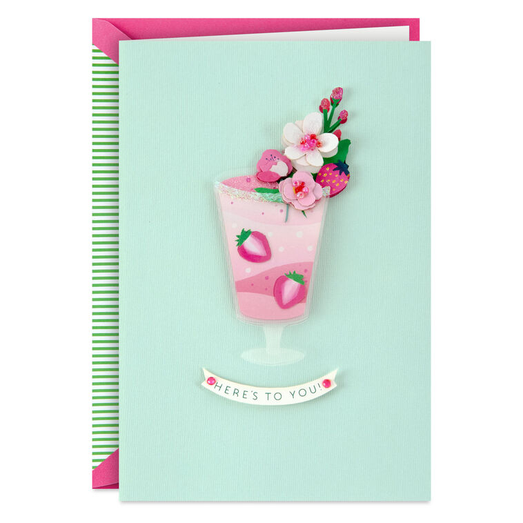 hallmark Hope Every Hour Is Happy Hour Birthday Card