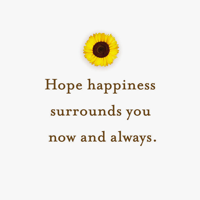 Hallmark Hope Happiness Surrounds You Thanksgiving Card