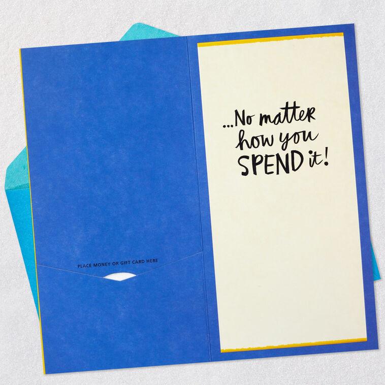 Hallmark Hope It's Fantastic Money-Holder Birthday Card