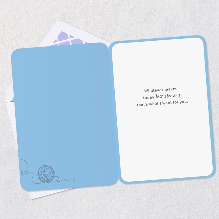 Hallmark Hope Today Is Less Stress-y Encouragement Card