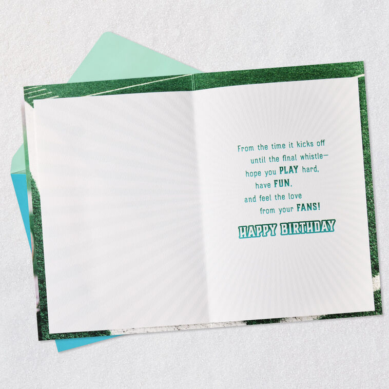 Hallmark Hope You Feel The Game Day Love Birthday Card