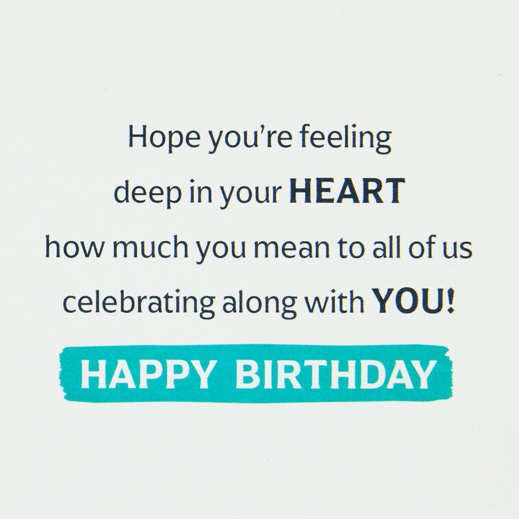 Hallmark Hope You Know How Much You Mean 85th Birthday Card