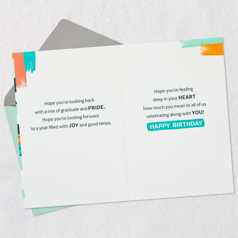 Hallmark Hope You Know How Much You Mean 85th Birthday Card