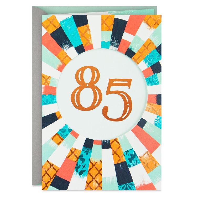 hallmark Hope You Know How Much You Mean 85th Birthday Card