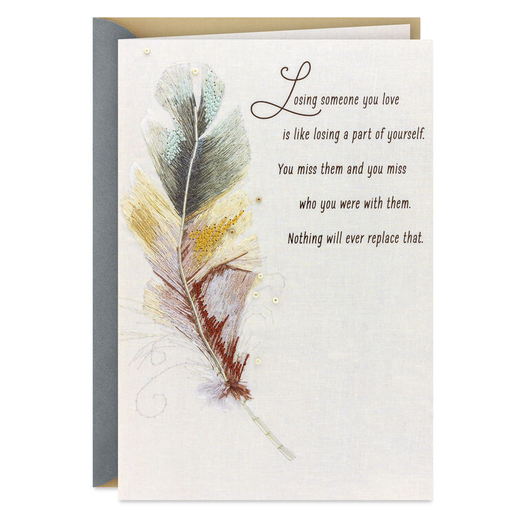 hallmark Hope You'll Find Comfort in the Remembering Sympathy Card