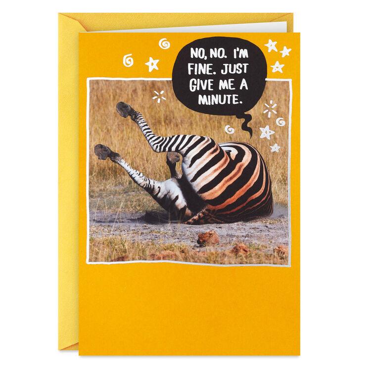 hallmark Hope You're Back on Your Feet Soon Funny Get Well Card