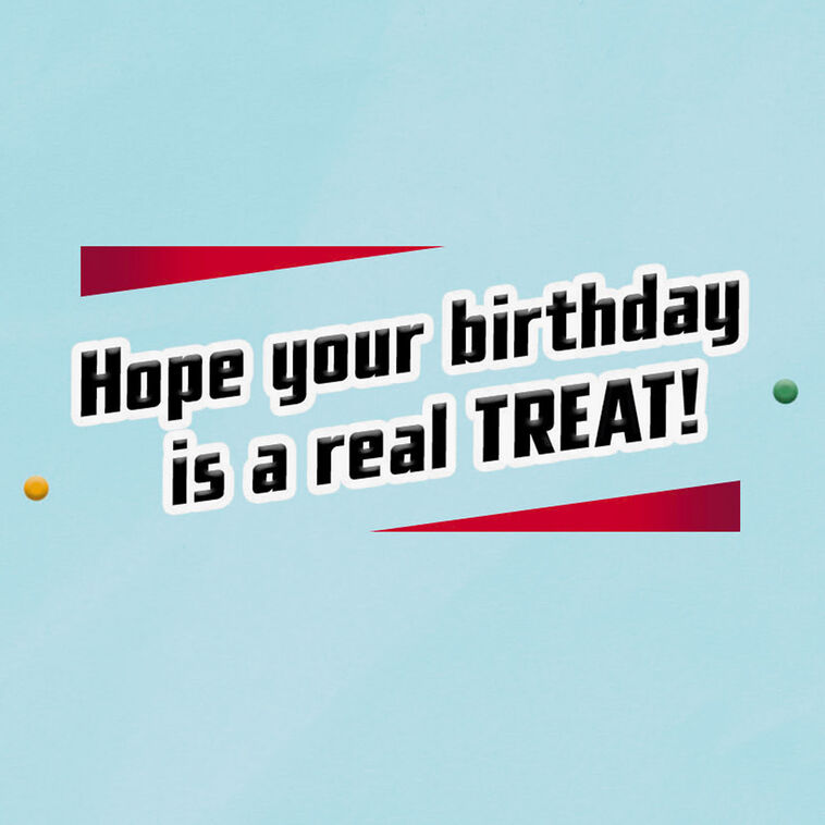 Hallmark Hope Your Birthday’s A Treat Birthday Card For Grandson