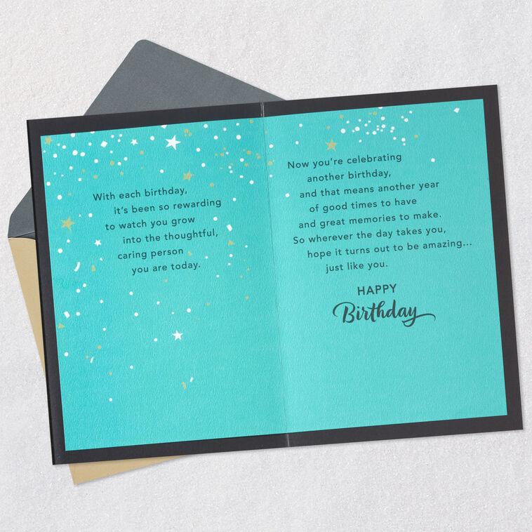 Hallmark Hope Your Day Is Amazing Birthday Card For Son