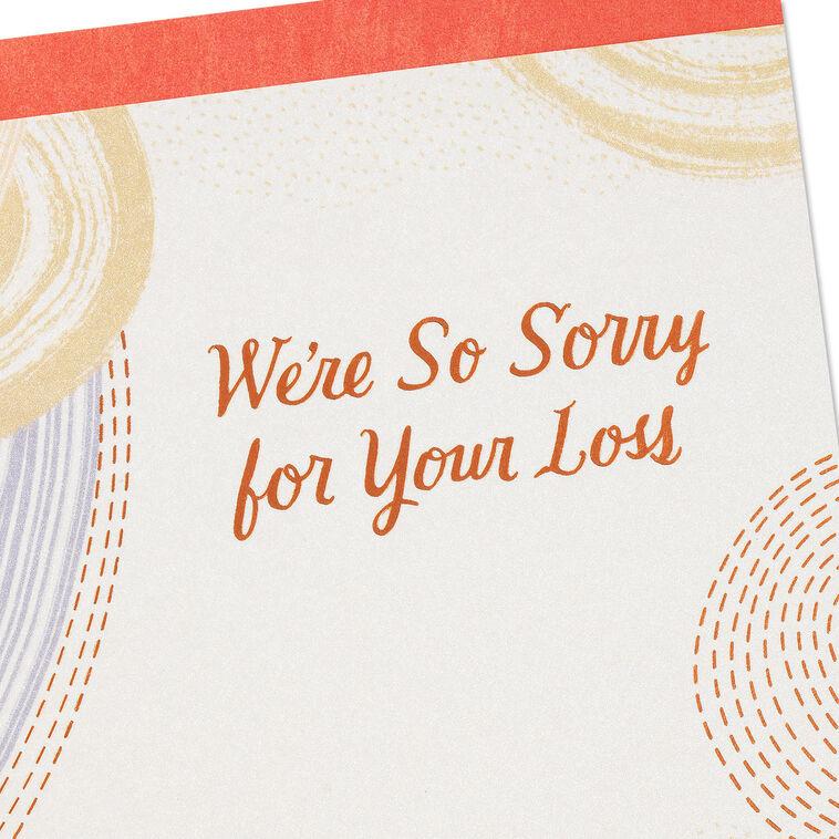 Hallmark Hoping Memories Bring You Comfort Sympathy Card From Us