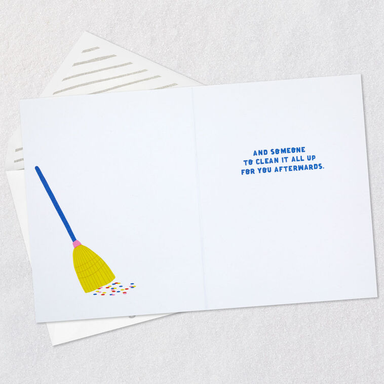 Hallmark Horrifying Amounts Of Confetti Congratulations Card