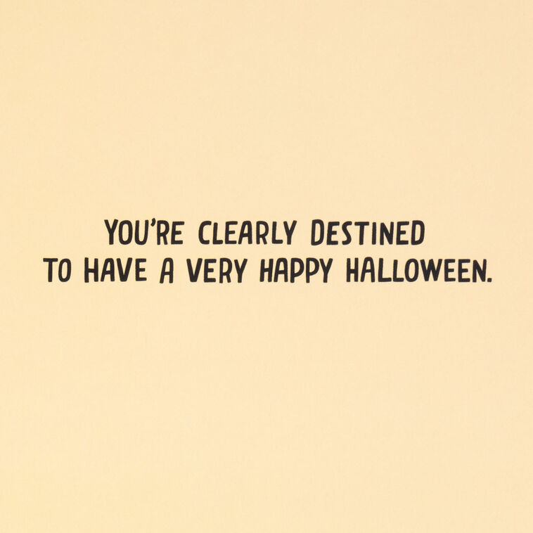 Hallmark Horror-Scope Spinner Funny Halloween Card With Sound And Light