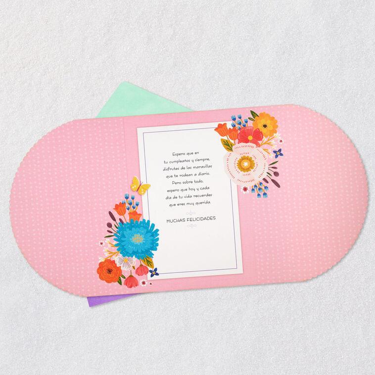Hallmark How Loved You Are Spanish-Language Birthday Card For Granddaughter