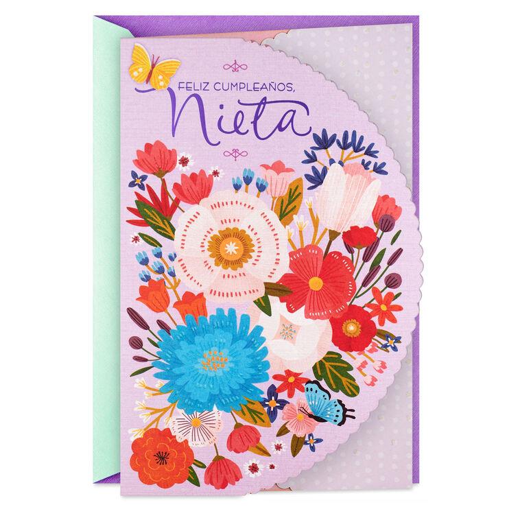 hallmark How Loved You Are Spanish-Language Birthday Card for Granddaughter