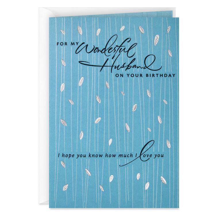 hallmark How Much I Love You Birthday Card for Husband