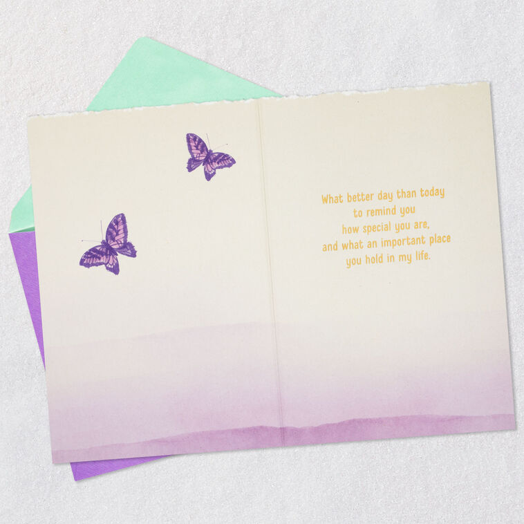 Hallmark How Special You Are Birthday Card For Sister