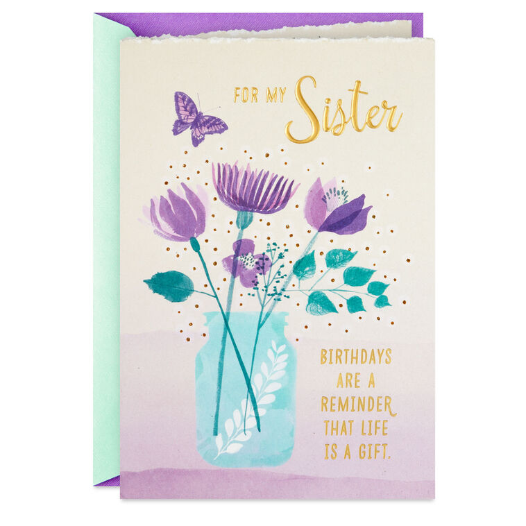 hallmark How Special You Are Birthday Card for Sister