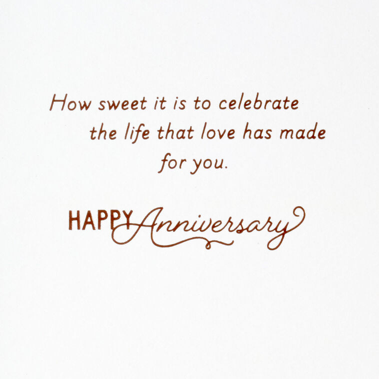 Hallmark How Sweet To Share Your Dreams Anniversary Card For Couple