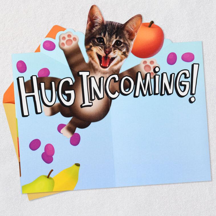 Hallmark Hug Incoming Funny Pop-Up Encouragement Card