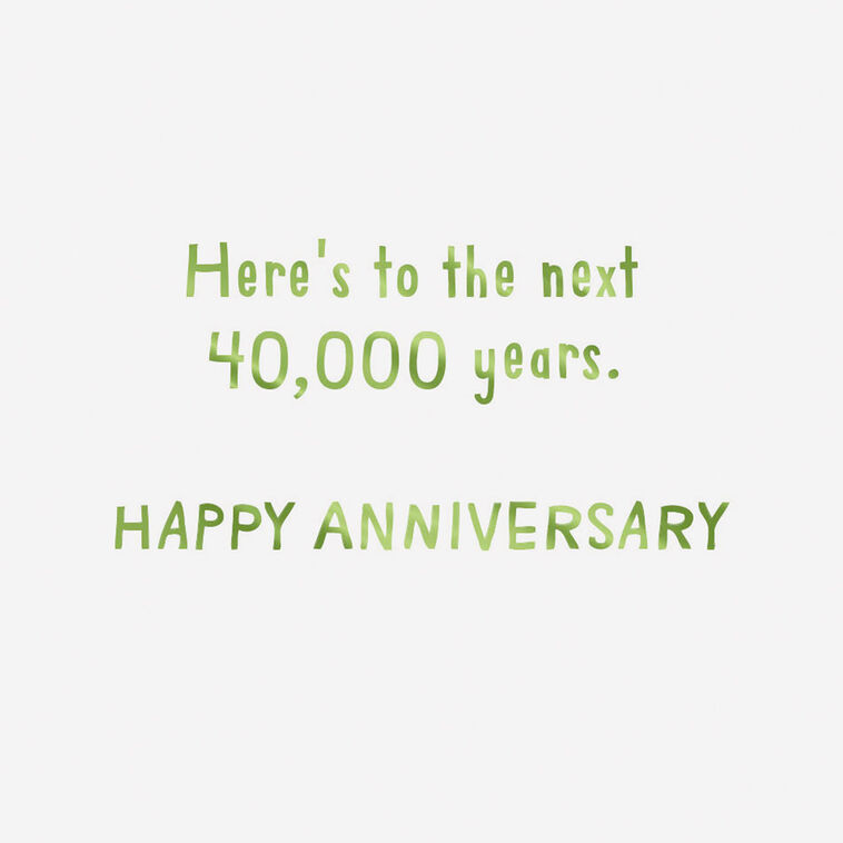 Hallmark Hugging Dinosaurs Gift Card Greeting Funny Anniversary Card