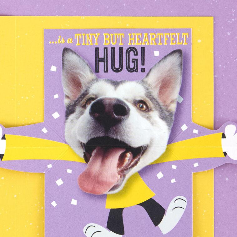 Hallmark Hugging Dog Pop-Up Birthday Card With Mini Cards