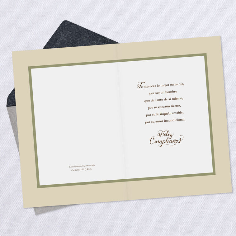 Hallmark Husband And Friend Spanish-Language Religious Birthday Card
