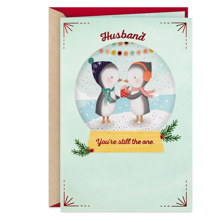 hallmark Husband You're Still the One Christmas Card From Wife