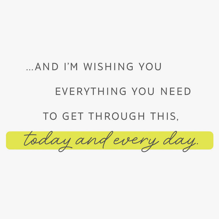 Hallmark I Care About You Today And Every Day Encouragement Card